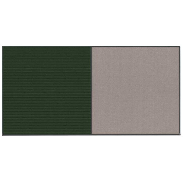 Enclosed Corkboard, 1 Door, 48"x36", 4" Fra